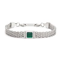Armband Marlù Dame in Stahl Malachite 30BR0018-V